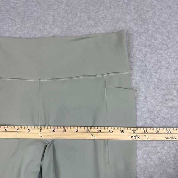 Athleta Salutation Stash Pocket 7/8 Tight XL Light Green Stretch High Rise Capri - Picture 12 of 15